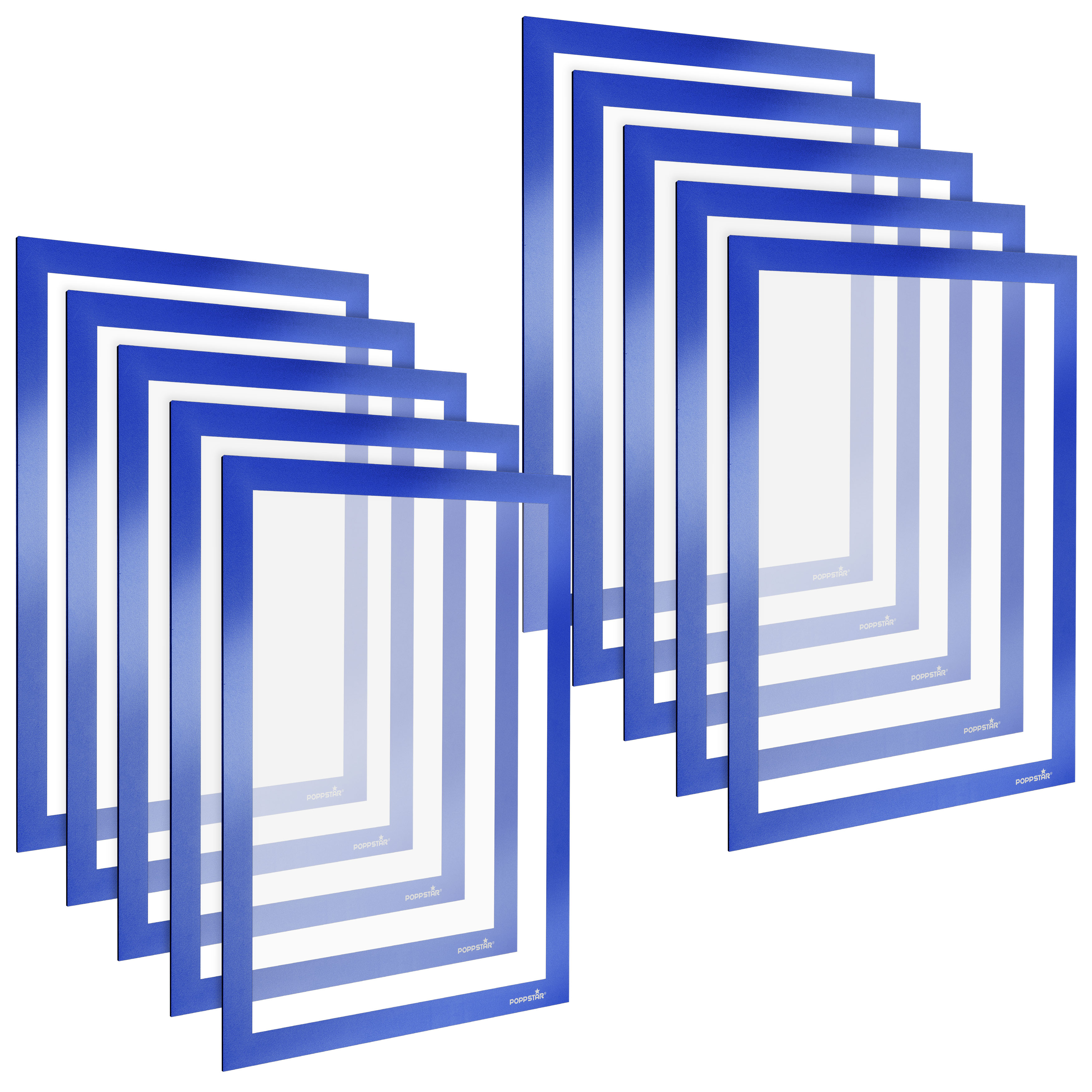 Poppstar 5x Magnetrahmen A4, 32,2x23,6 cm, gelb