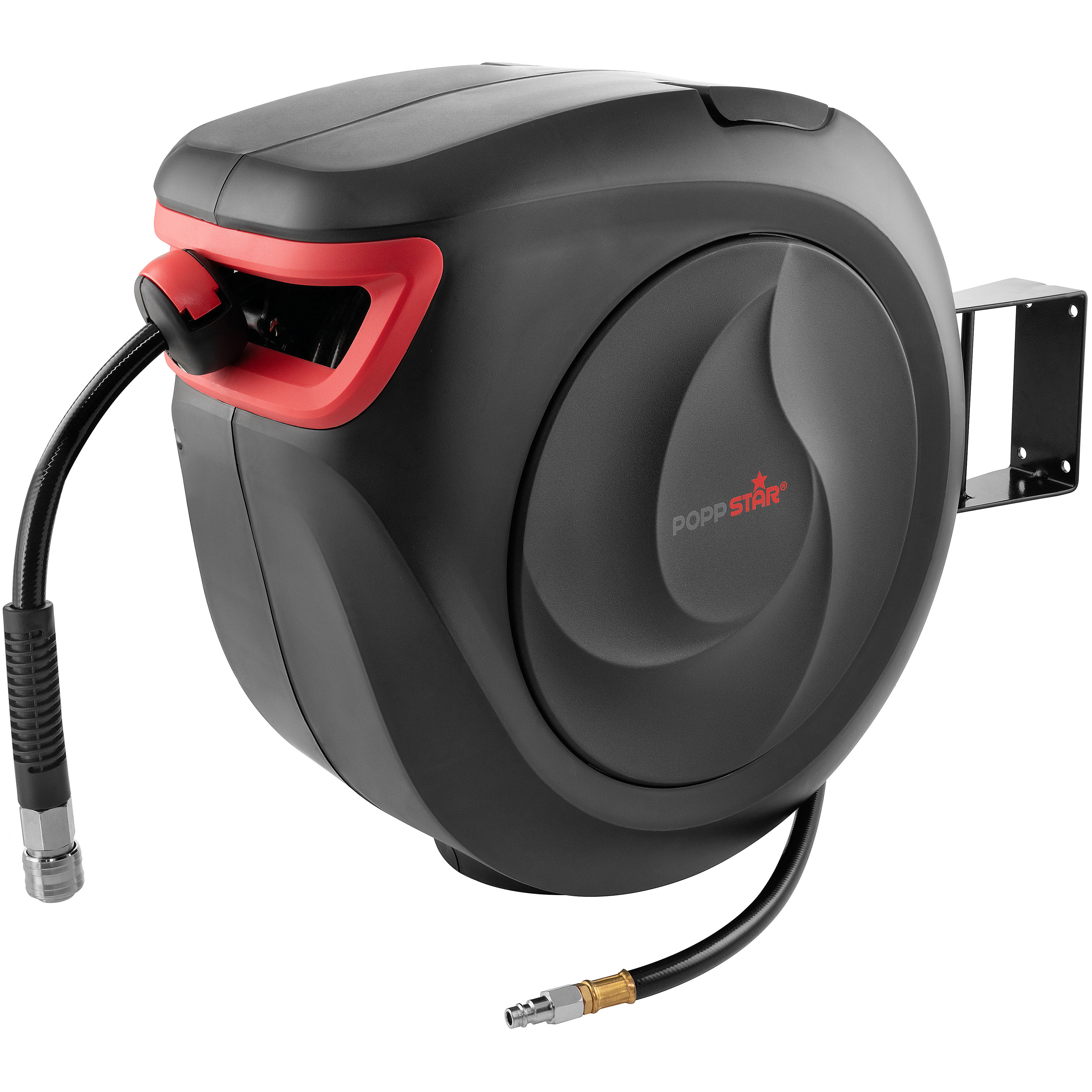 Poppstar Premium Automatik-Druckluft-Schlauchtrommel – 30 M Druckluftschlauch (gebraucht)