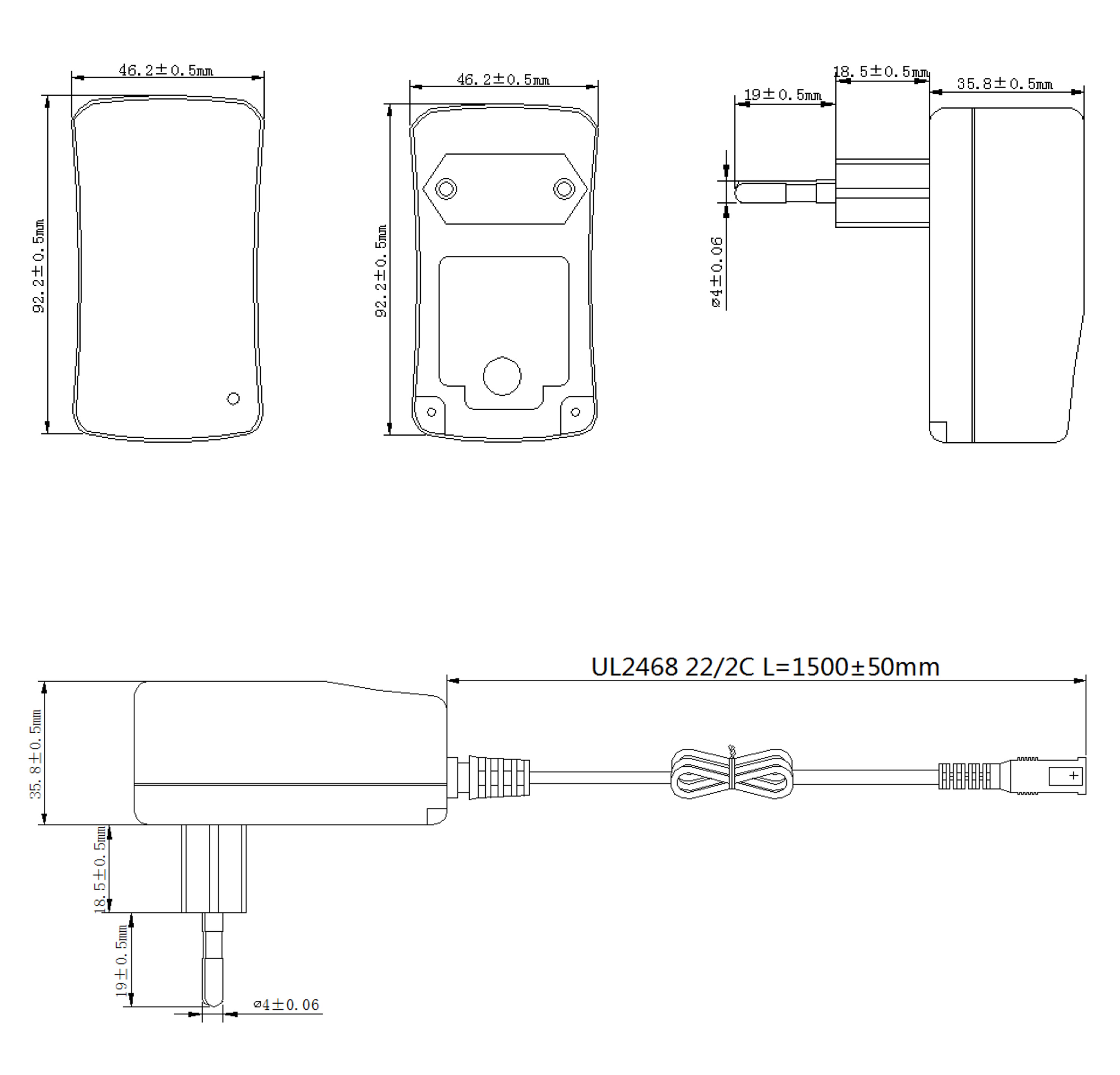 Universal Netzteil (3V - 12V DC einstellbar, 1,5A, 8 Stecker