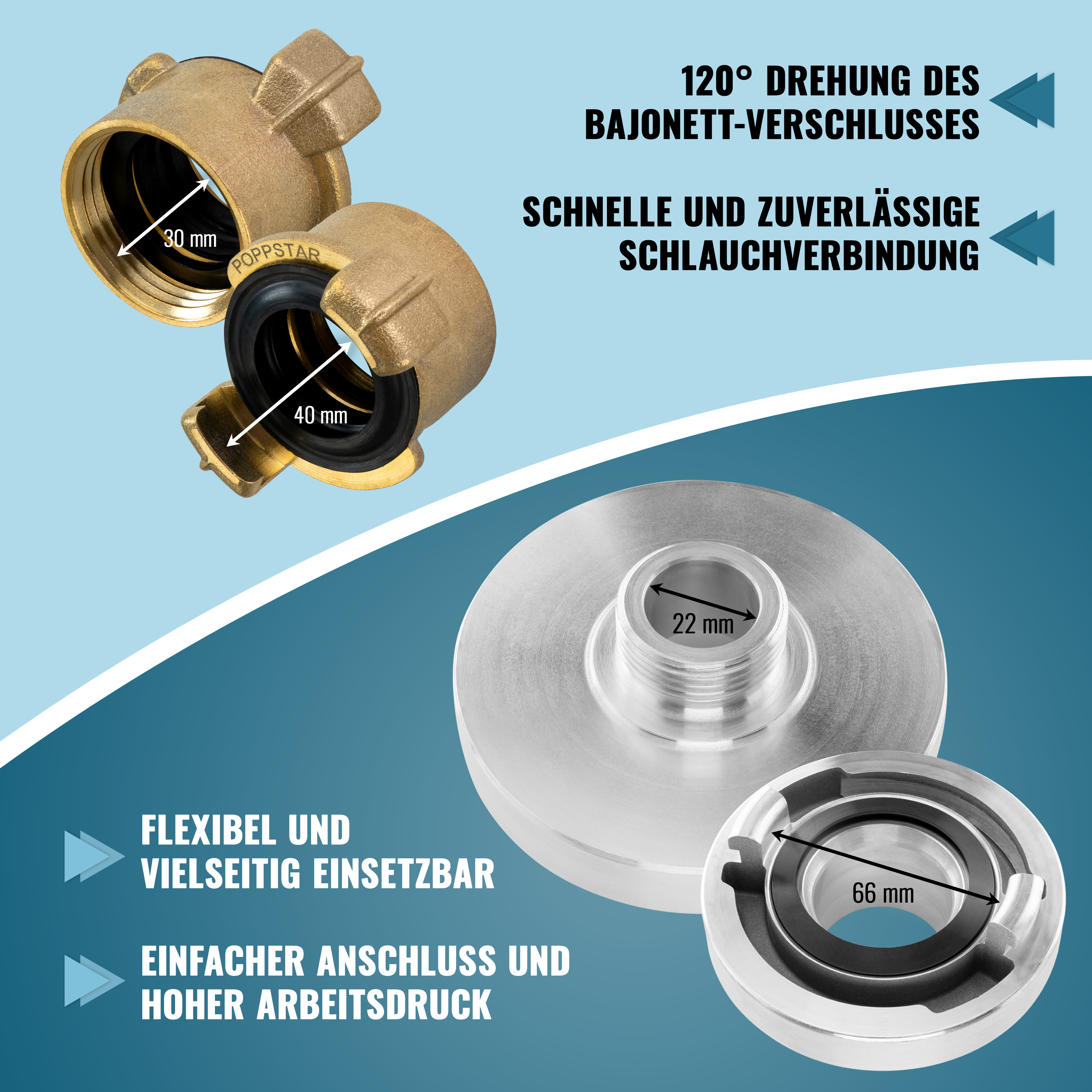 Storz Festkupplung mit Außengewinde 2 Zoll Typ 52C - Aluminium, 5,97 Storz Festkupplung mit Außengewinde 2 Zoll Typ 52C - Aluminium, 5,97
