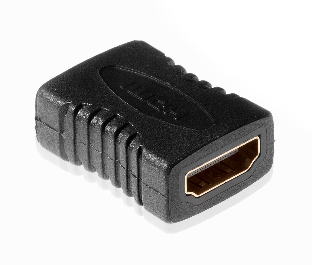 HDMI Adapter-Stecker (Buchse auf Buchse), schwarz