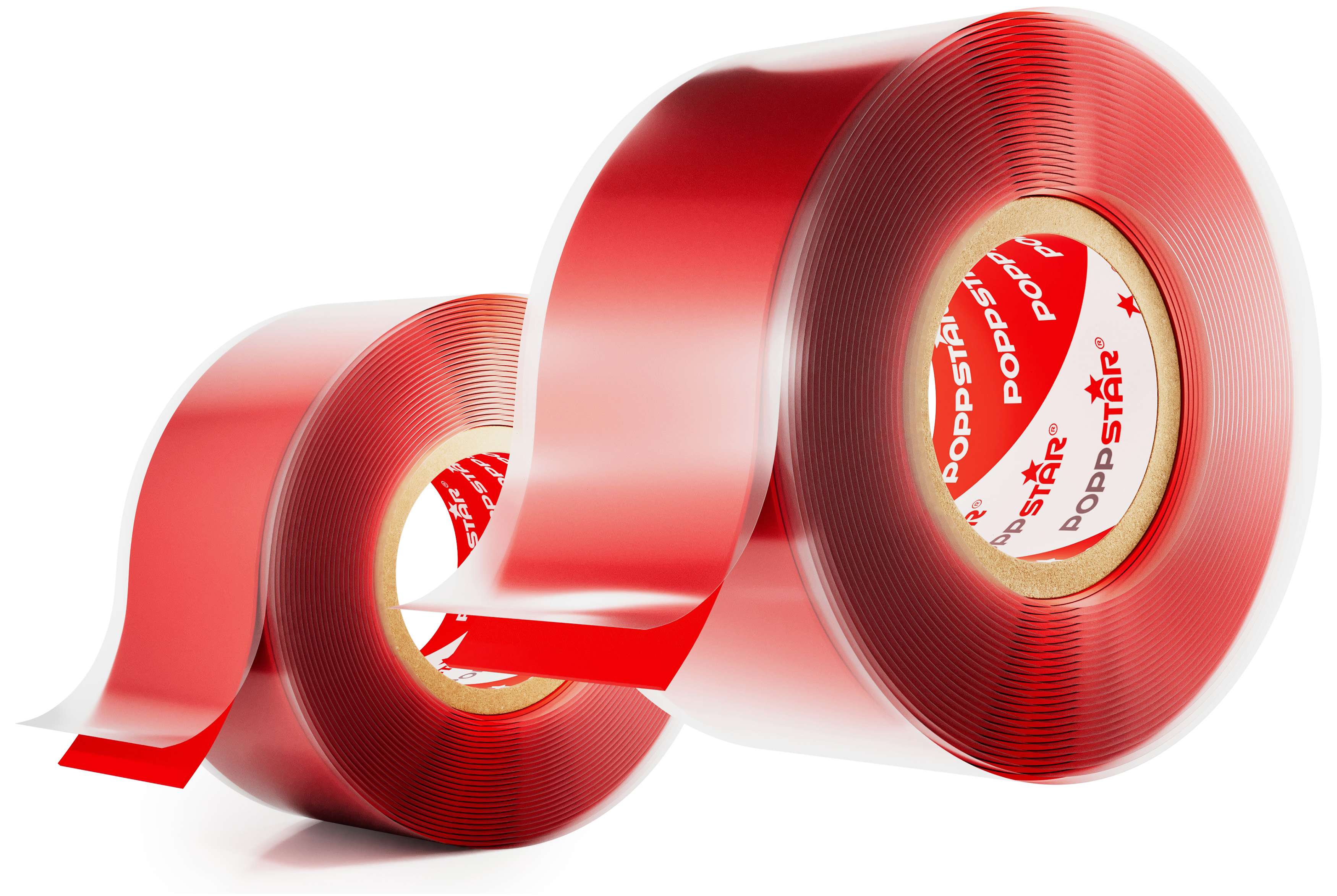 Poppstar selbstverschweißendes Silikonband rot 3m x 25mm 