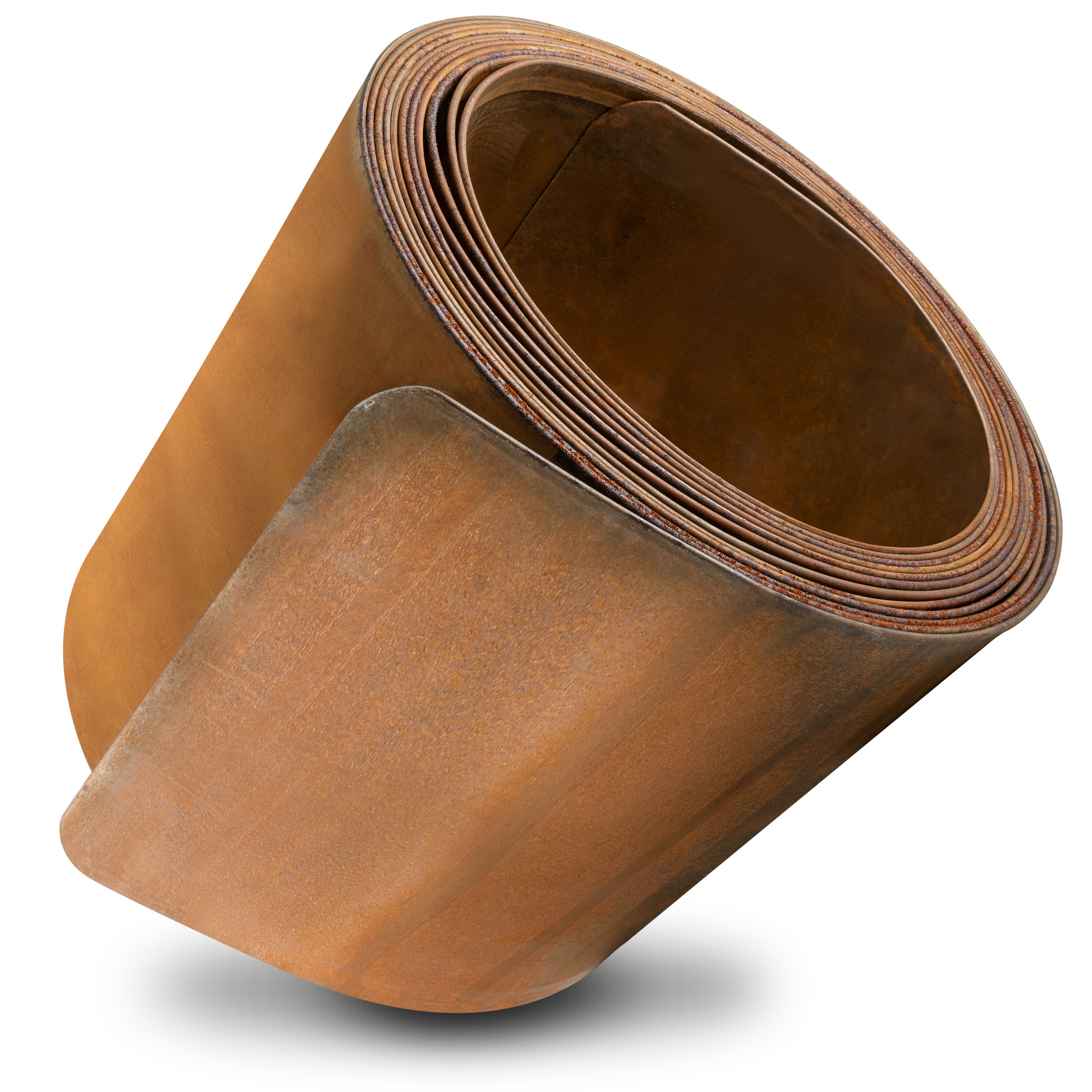 Rasenkante Cortenstahl 5m*14 cm*0,5 mm, 1 Rolle