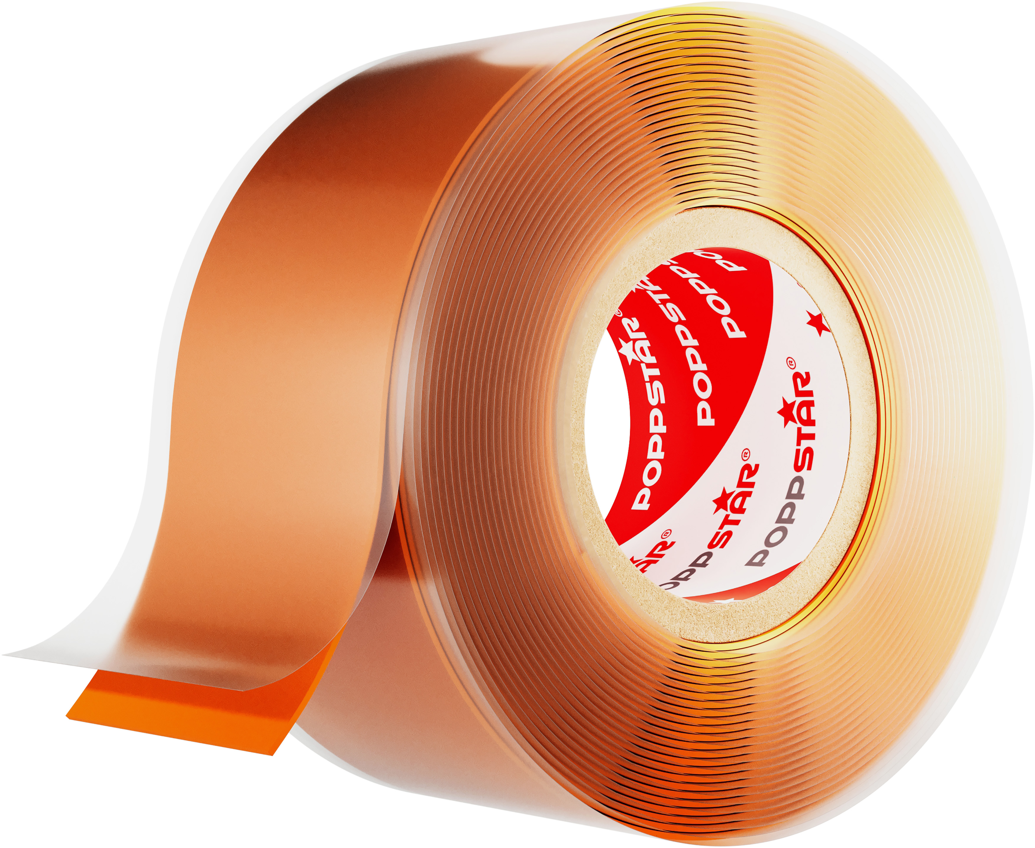Poppstar selbstverschweißendes Silikonband orange 3m x 25mm