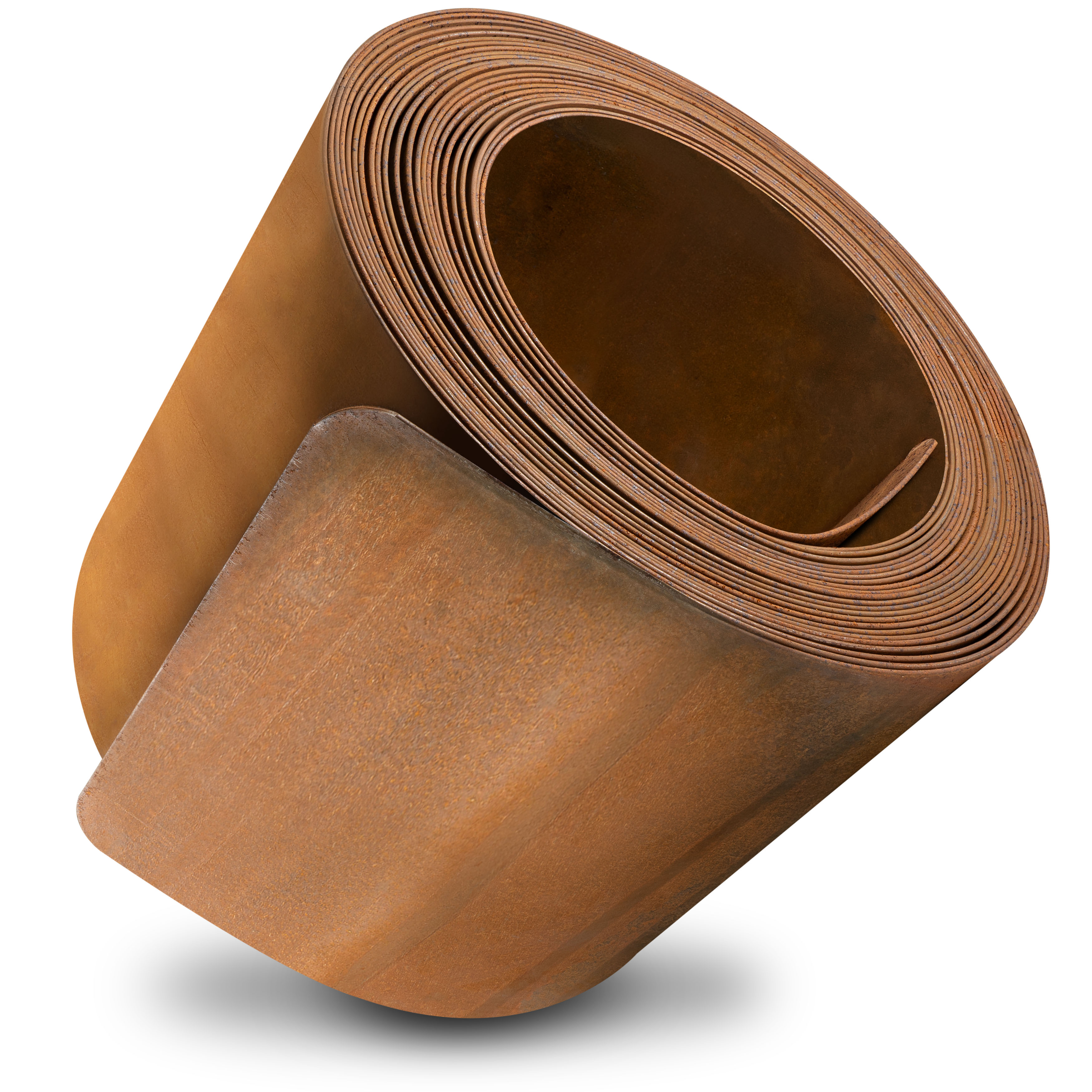Rasenkante Cortenstahl 10m*14 cm*0,5 mm, 1 Rolle
