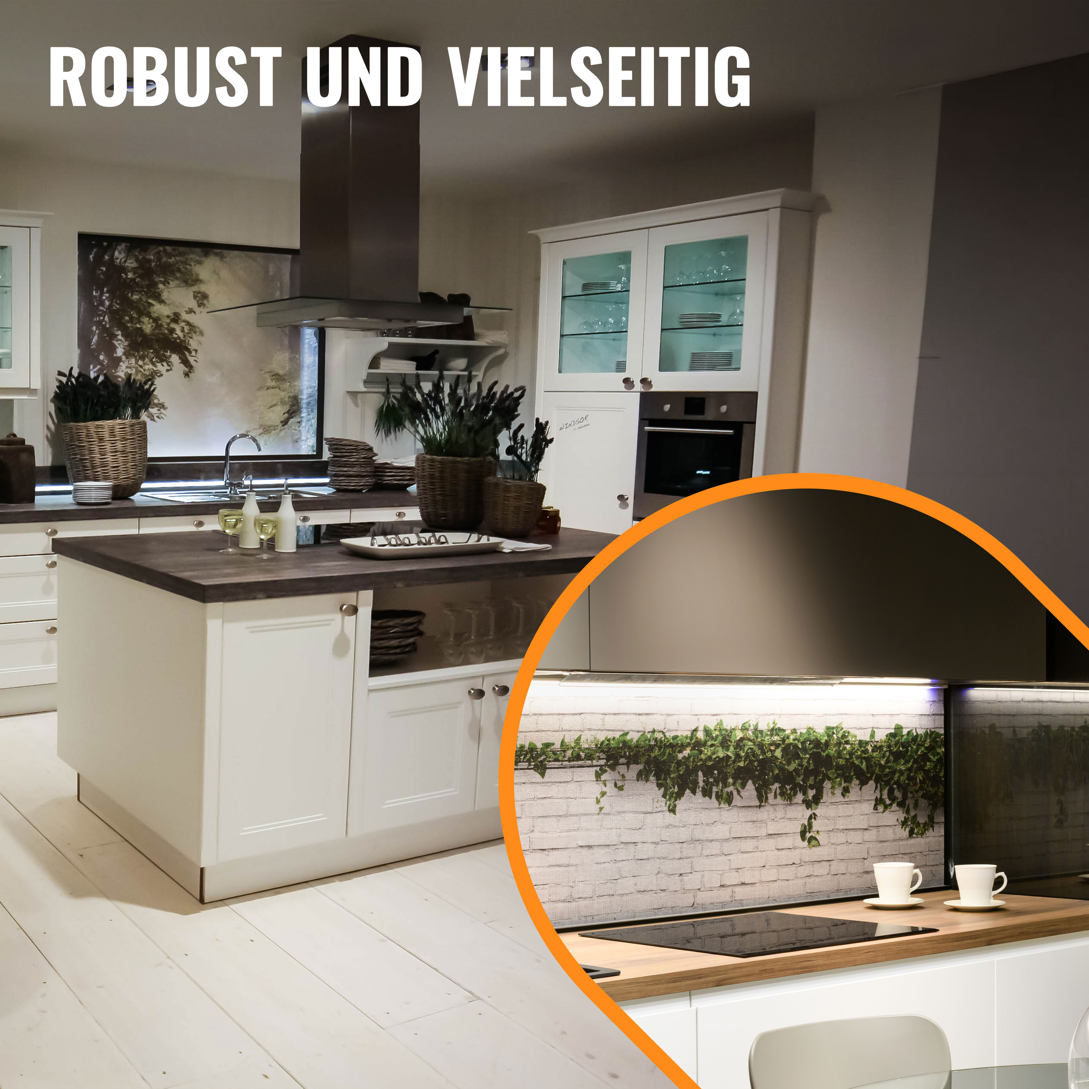 LED Lampe E14 für Dunstabzugshaube 4W 440lm warmweiß, 2 St.