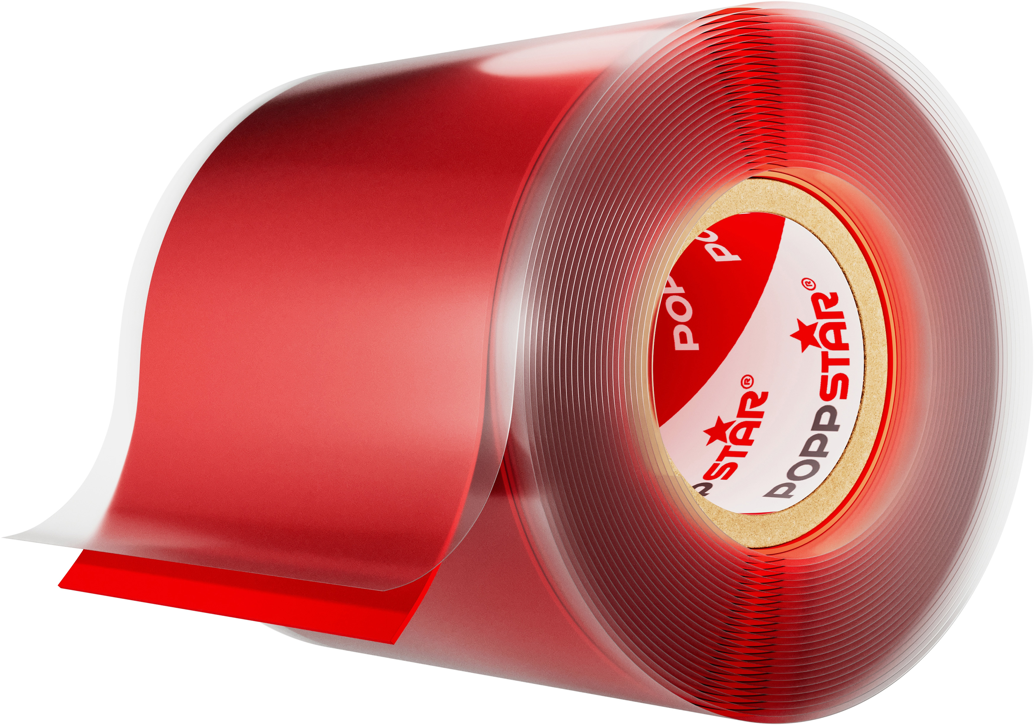 Poppstar selbstverschweißendes Silikonband rot 3m x 50mm