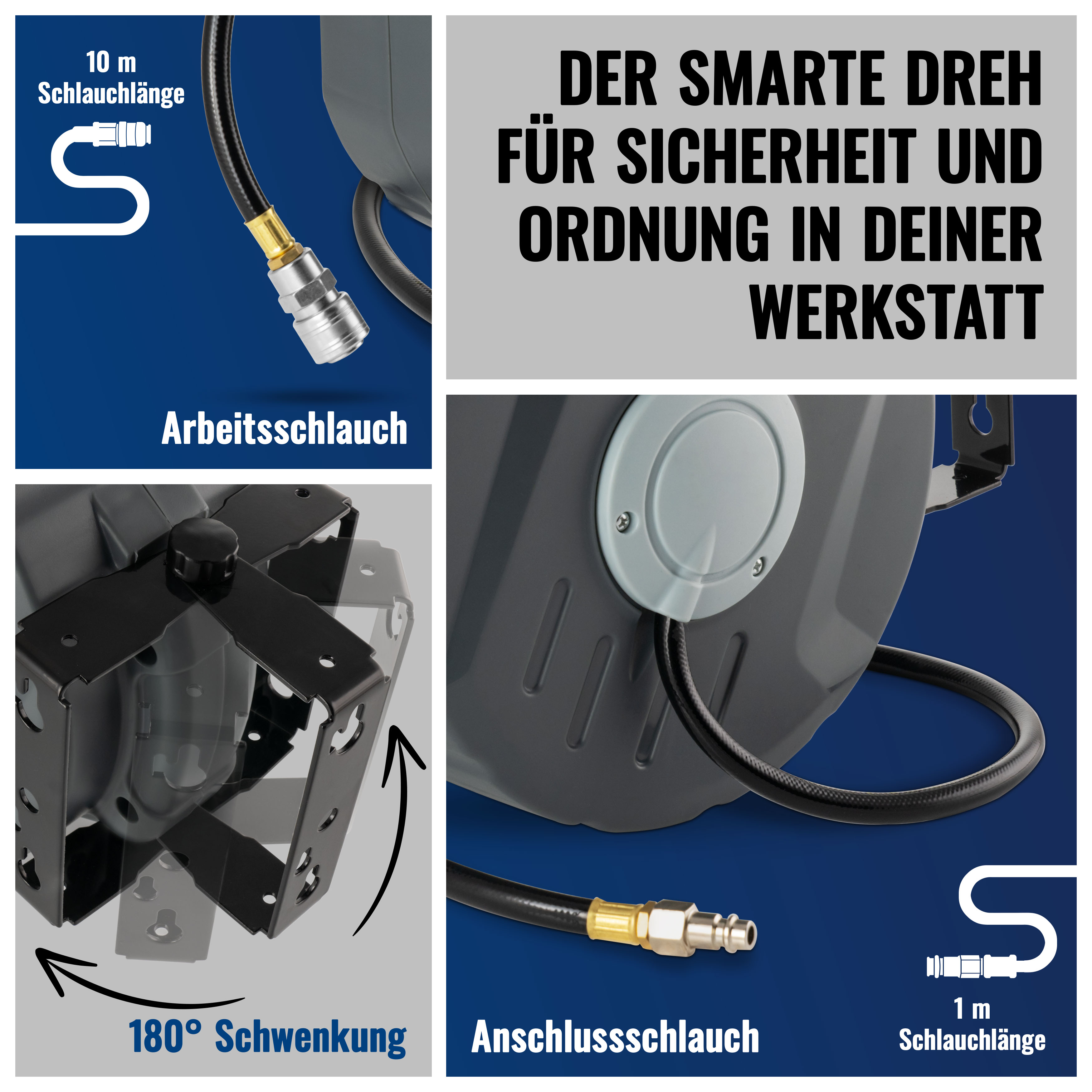 Aerotec automatik Schlauchtrommel Druckluft Schlauch Trommel Aero 18 Aerotec automatik Schlauchtrommel Druckluft Schlauch Trommel Aero 18