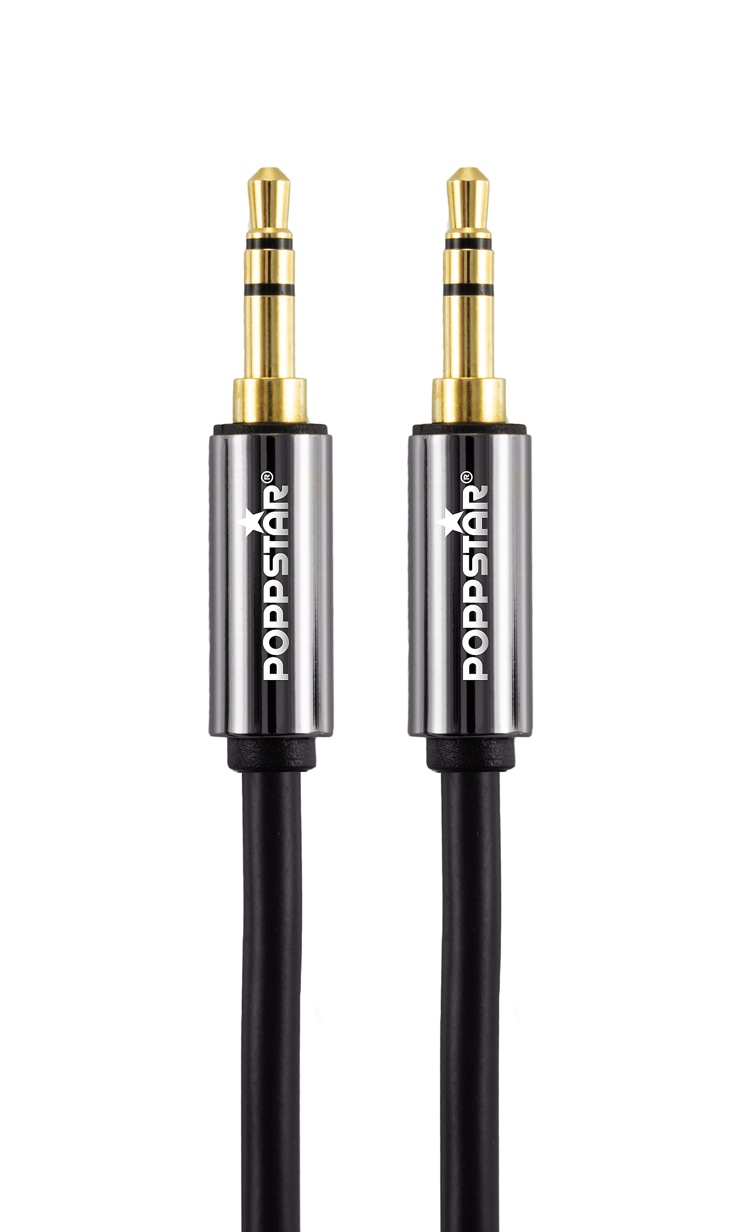 HQ Audio-Klinkenkabel 2 m mit Klinkenstecker 3,5 mm vergoldet