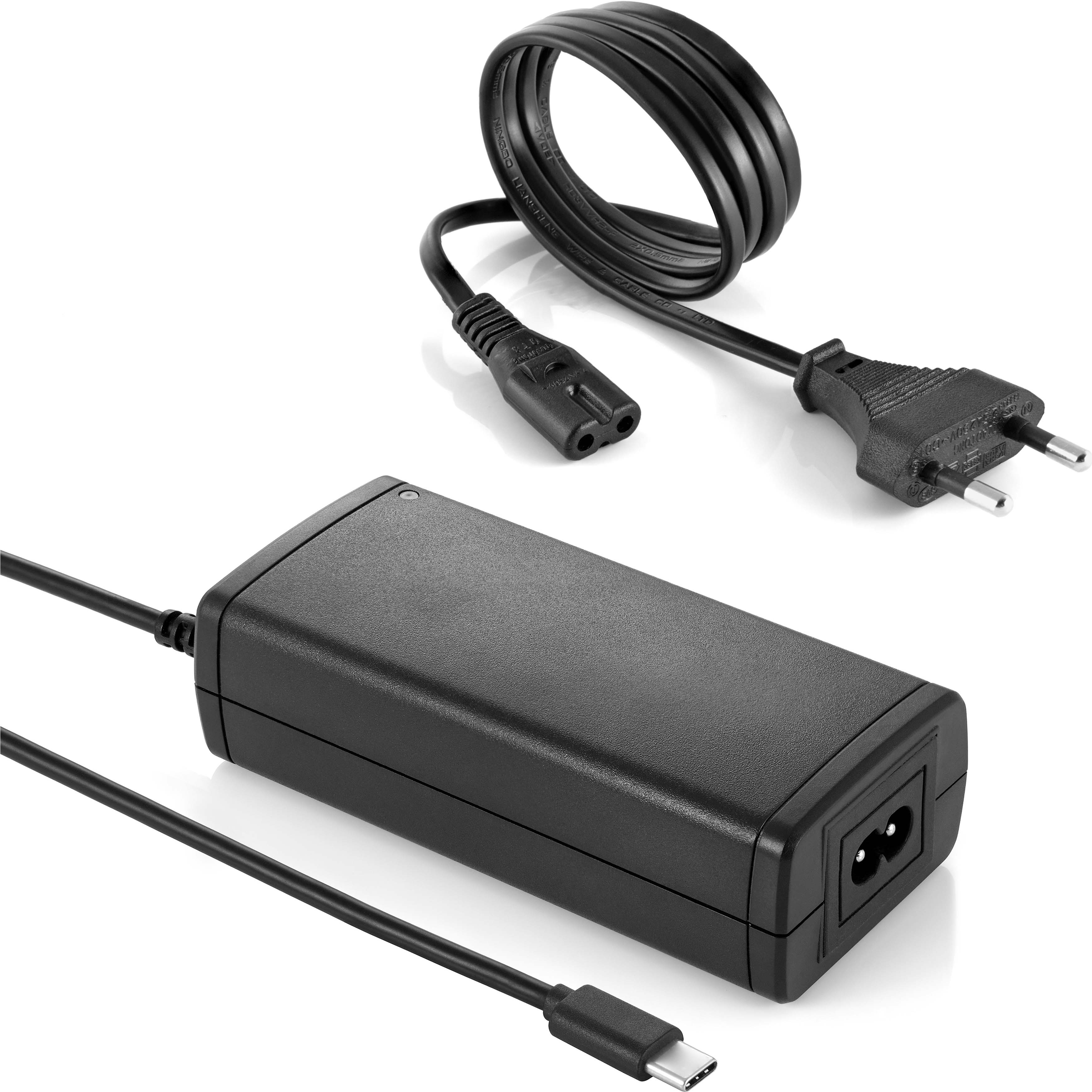 Laptop-Ladegerät USB-C 65W 5/9/12/15/20V mit Netzkabel