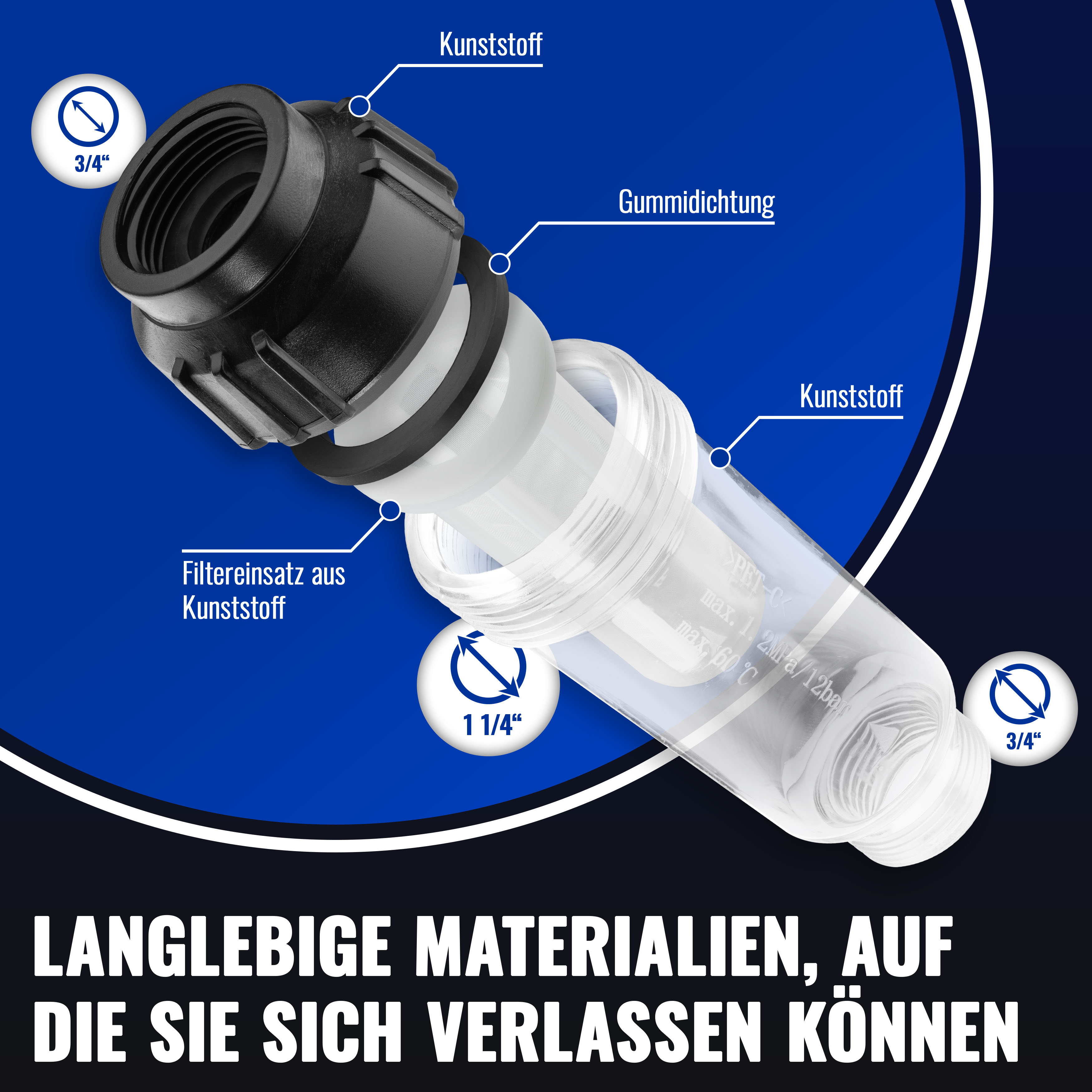 Wasserfilter für Kärcher 4.730-059.0 47300590 für Hochdruckreiniger Wasserfilter für Kärcher 4.730-059.0 47300590 für Hochdruckreiniger