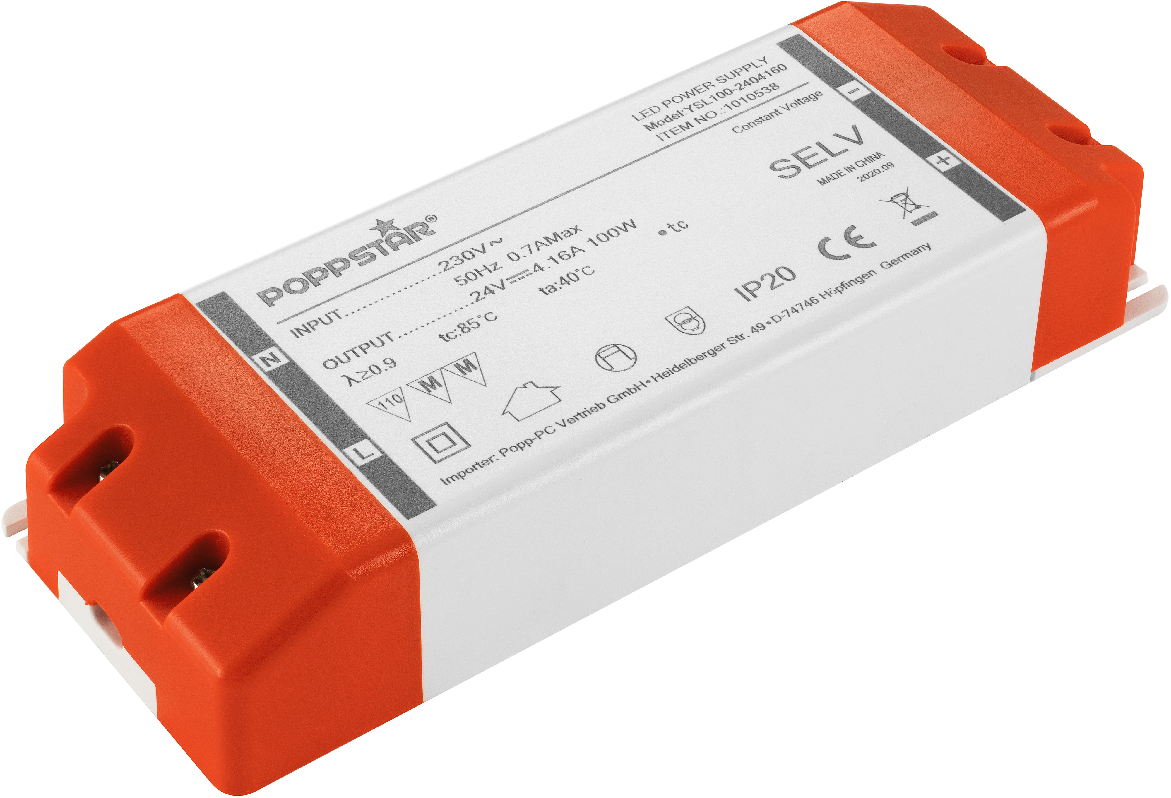 Transformator Led LED Trafo 24V DC 4,16A 100W für LED Licht / LED Lampe