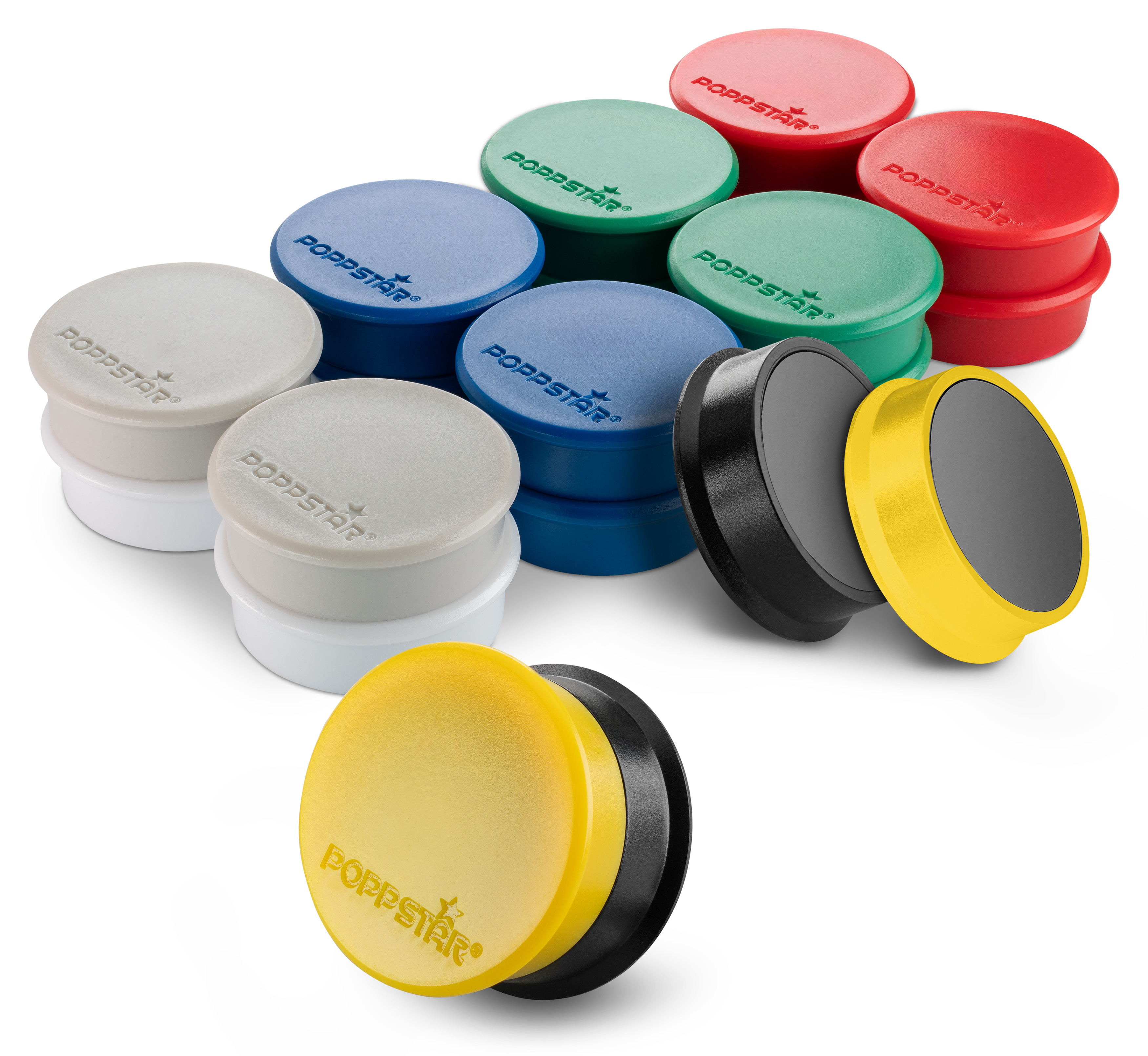 Whiteboard Magnete bunt (38x11,5 mm, bis 2,5), 20 Stück